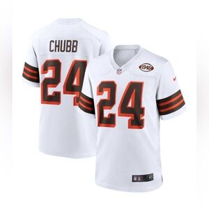 Cleveland Browns Nick Chubb 24 Nike 1946‎ Collection On Field NFL Jersey C10